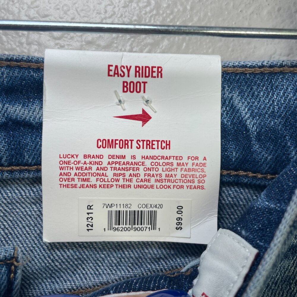 Lucky Brand Jeans Womens 12 / 31 Easy Rider Bootcut Denim Medium Wash - Picture 5 of 11